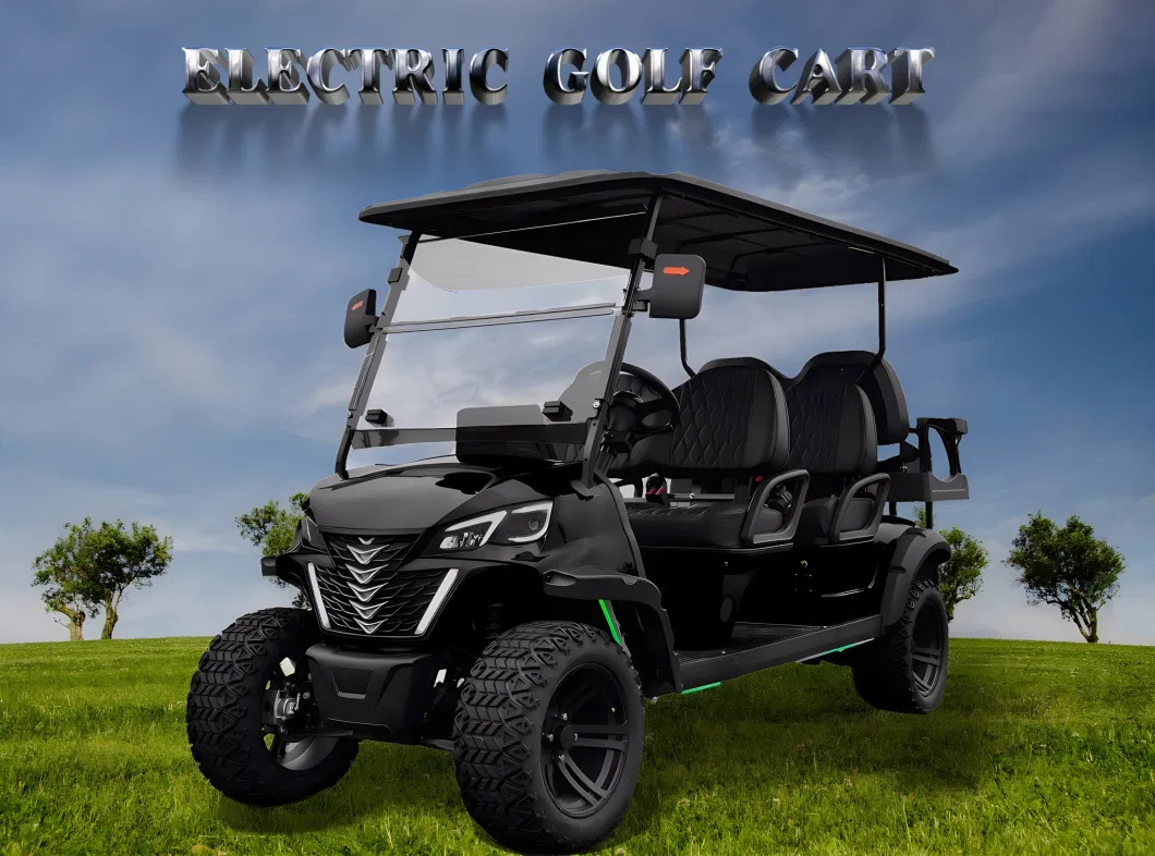 Wholesale Golf Cart Electric Utility Vehicle Huaxin Golf Carts Luxury 2+4 Seater