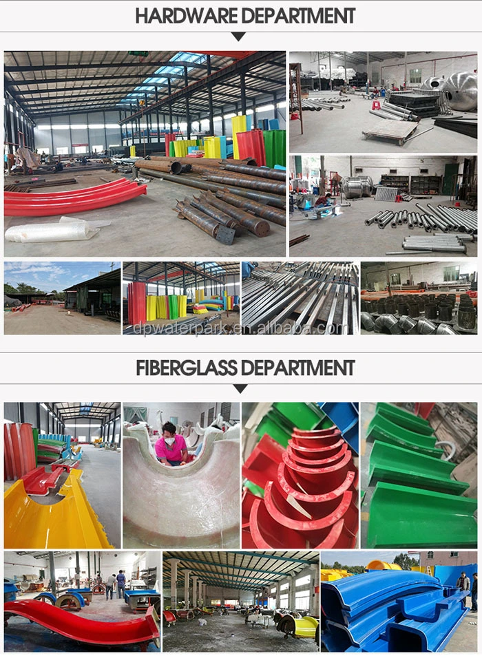 Outdoor Playground Equipment Fiberglass Slide Plastic Swing Set Kids