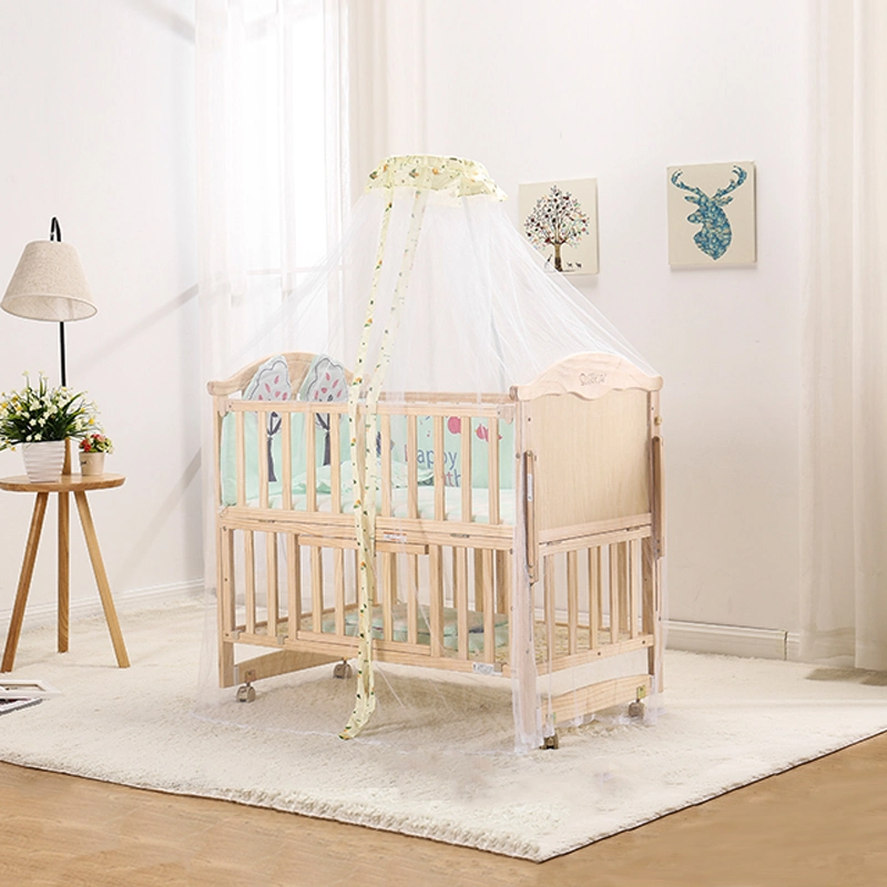 New Type Natural Baby Large Sized Wooden Cradle Baby Sleeping Nest Cots Pictures