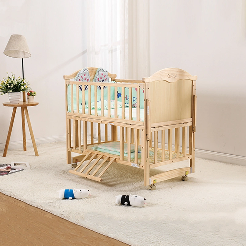 New Type Natural Baby Large Sized Wooden Cradle Baby Sleeping Nest Cots Pictures