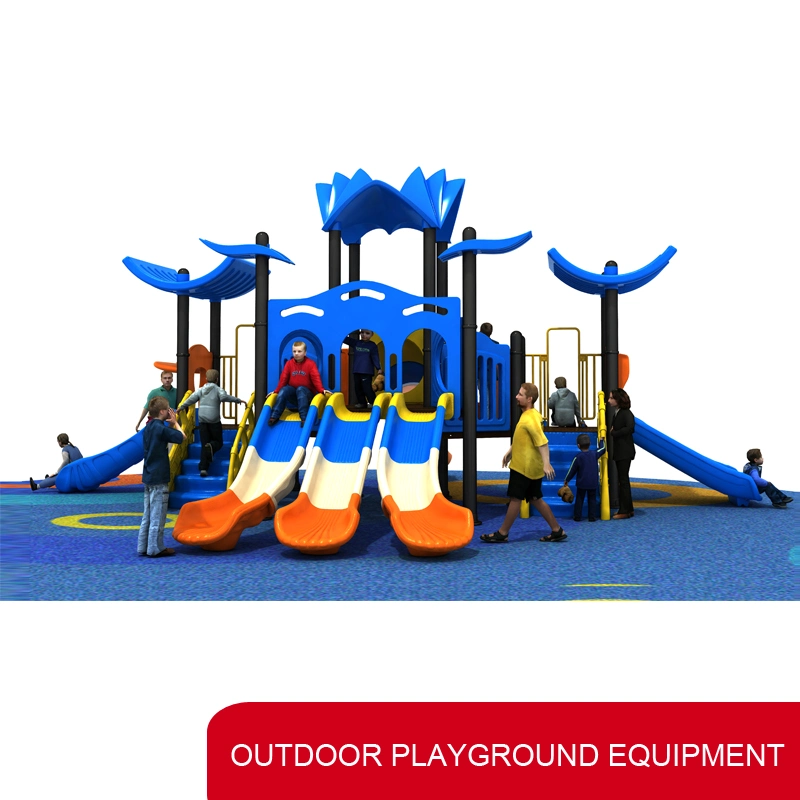 Juego Infantil Amusement Park Outdoor Wooden Net Swing Play Sets Playground Equipment