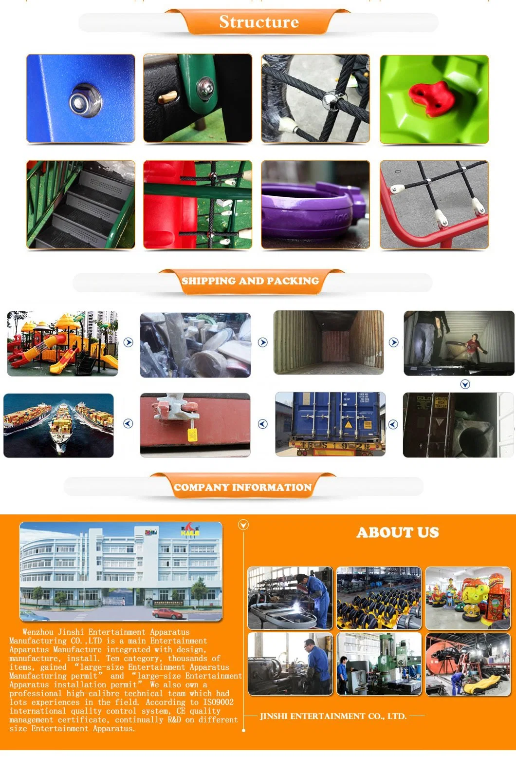 Customized Outdoor Indoor Playground Plastic Rock Climbing Wall Rope Nets Fitness Equipment