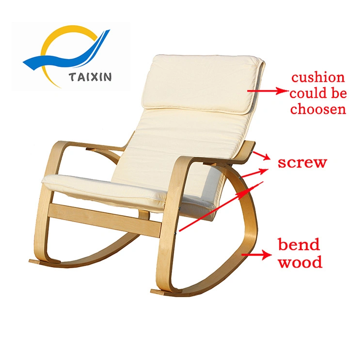 Factory Wholesale Solid Wood Bent Rockers Indoor and Outdoor