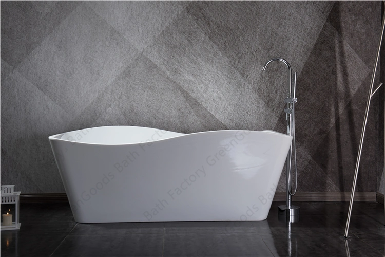 Indonesia Slide in Kaldewei Freestanding Acrylic Bathtub