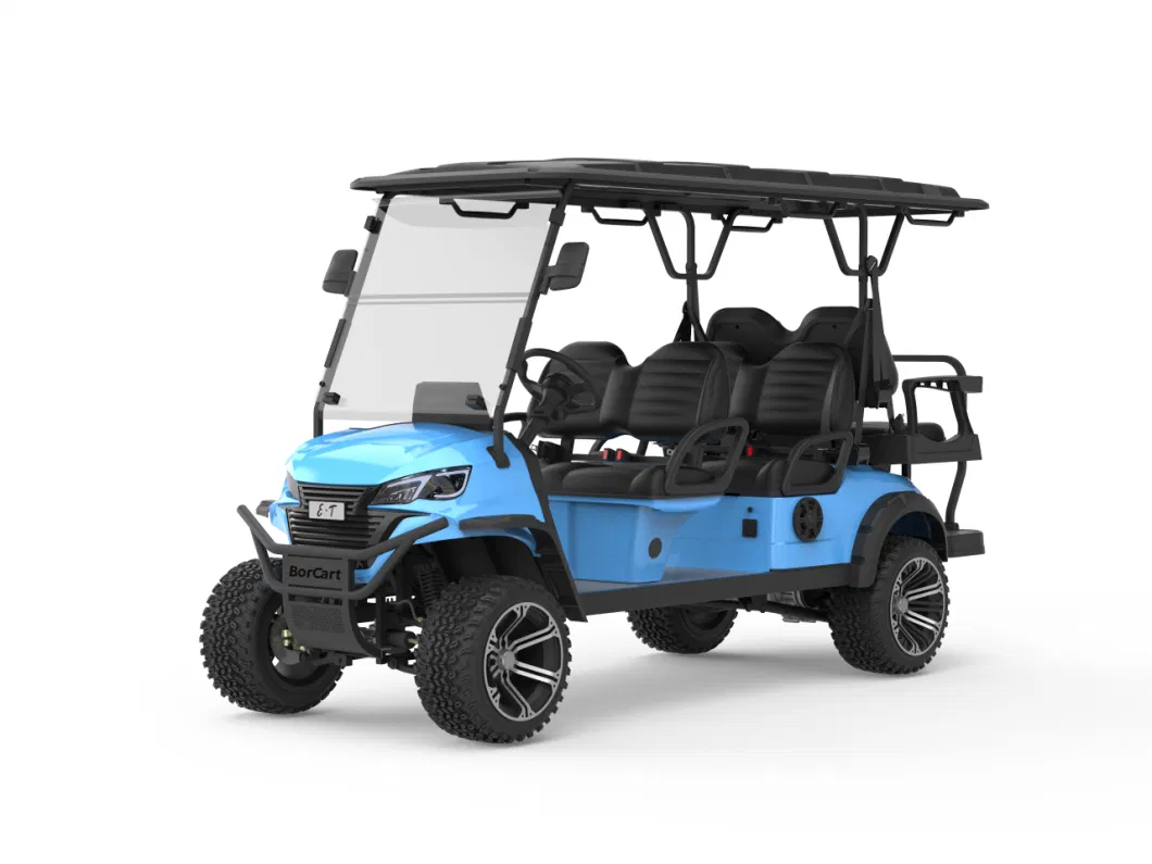 Unique Golf Cart 6 Seater Sightseeing Car Hotel Car New Design