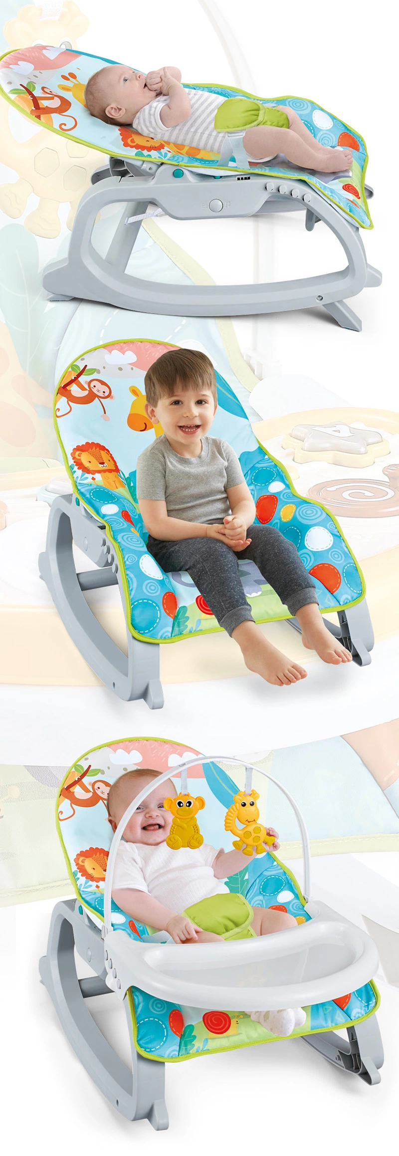 Baby Rocker Toddler Rocker Multi-Function Baby Bouncer Baby Rocker