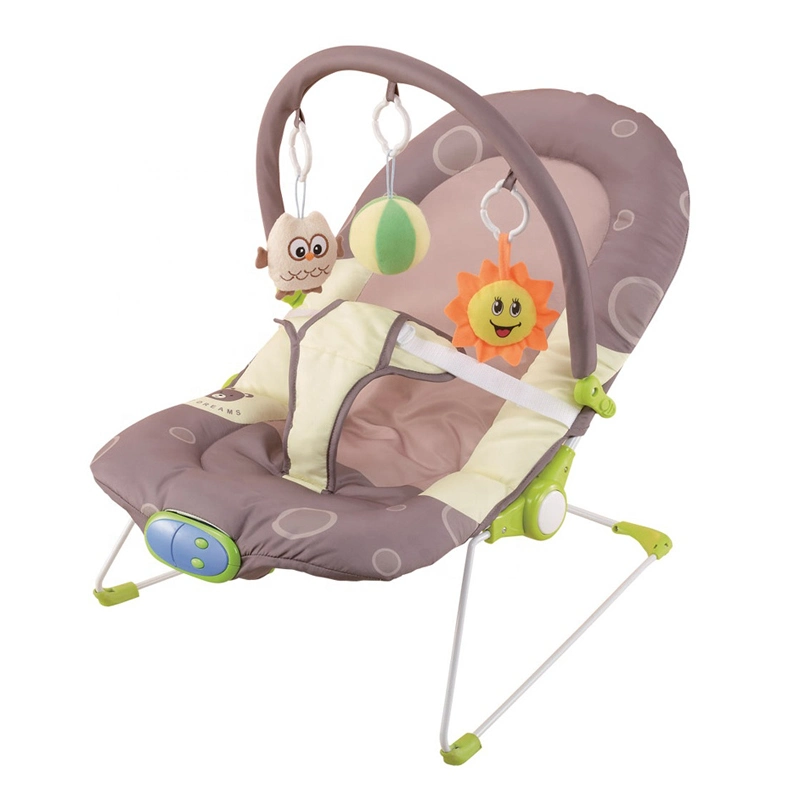 Baby Music Electric Rocking Chair Safety Vibration Bounce Soft Chair Hanging Toys Child Comfort Folding Recliner Rocking Chair Baby