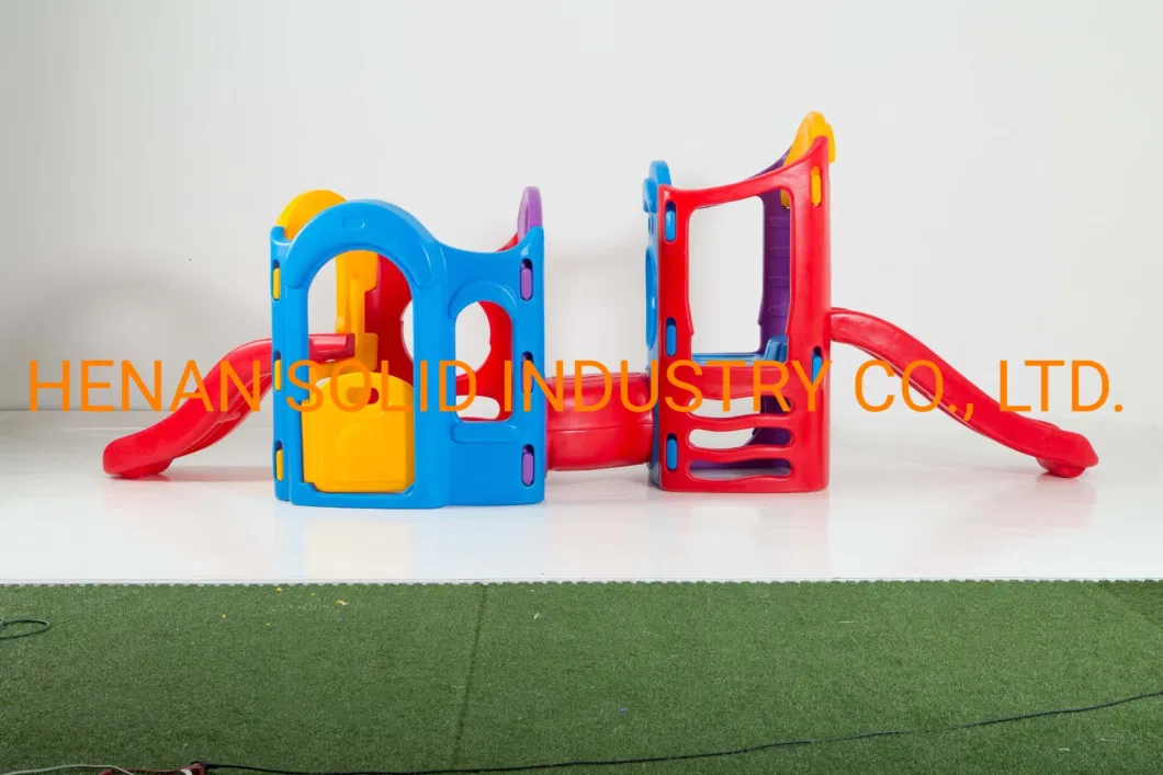 Plastic Indoor Slide with Swing Children Slide Kids Plastic Slides