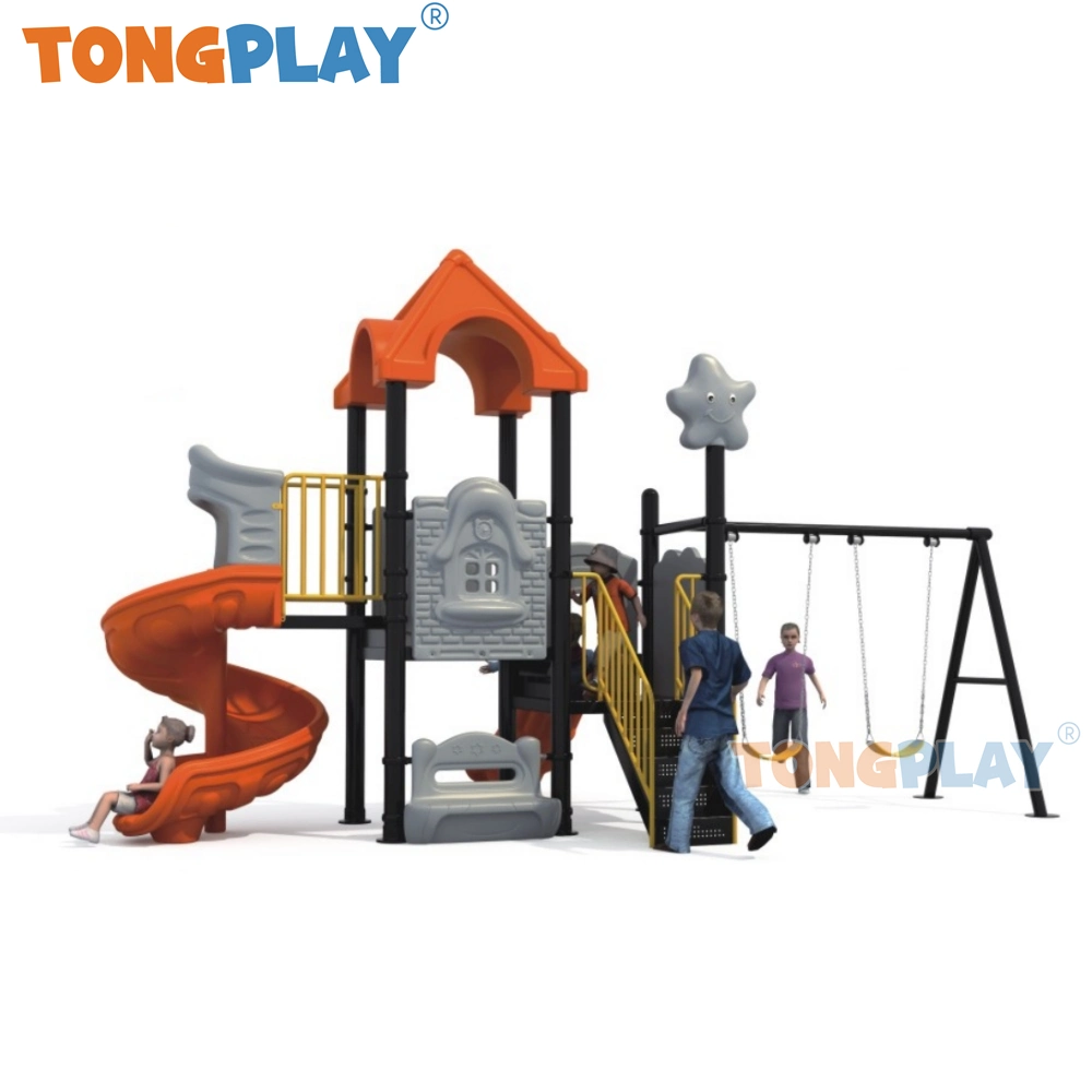 Outdoor Playground Plastic Equipment Kids Play Funny Game for Kids Playful Playhouse Safety Game Slide