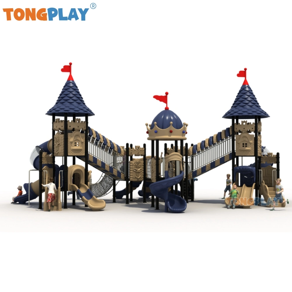 Castle Series Slide Outdoor Playground Plastic Equipment Kids Park Children Game