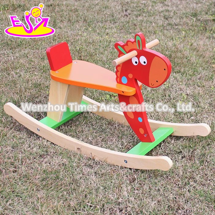 New Design Funny Rocking Horse Toddlers Wooden Ride on Toys W16D109