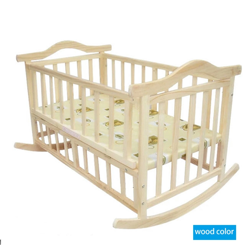 High Quality Hot Sale Wooden Swing Baby Bed Cradle for Newborn Kids