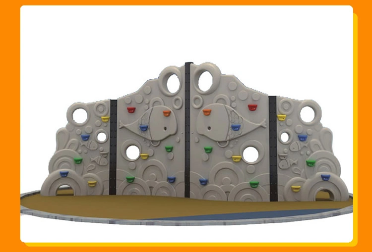 Customized Outdoor for Kids Adults Park Gym Playground Plastic Rock Climbing Wall in Stock