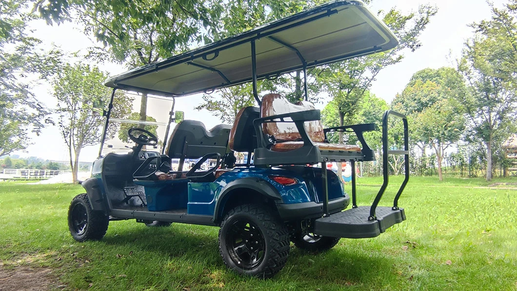 New 6 Seater Electric Lifted 4WD Hunting Golf Cart Lithium