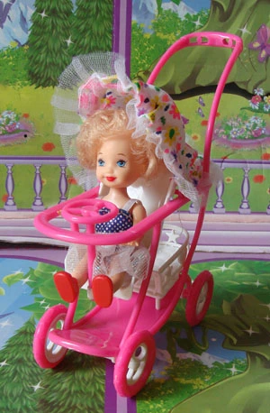 Plastic Toys Kids Gift Rocking Horse for Barbie Dolls