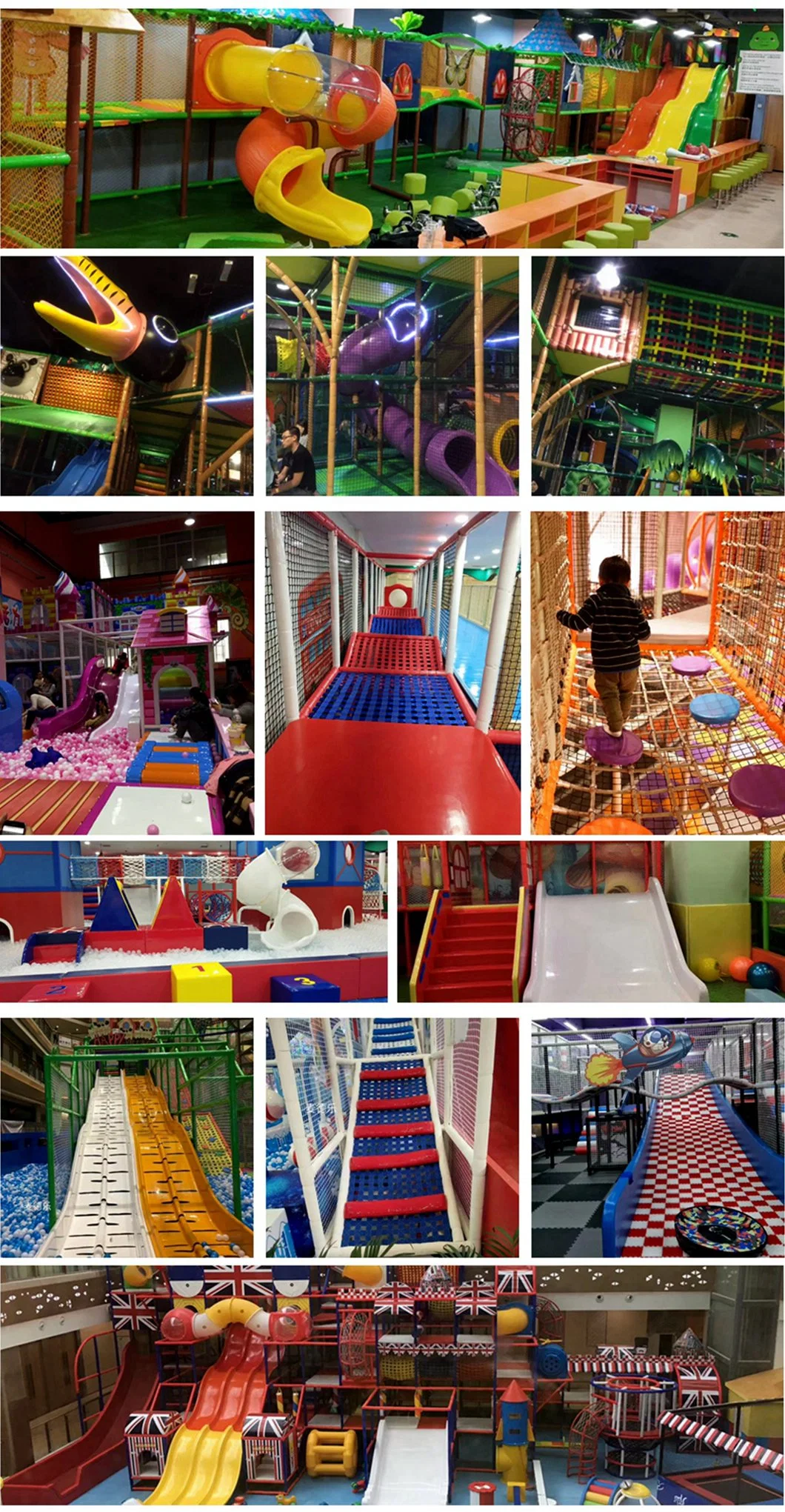 Customized Children&prime;s Indoor Commercial Playground Equipment Kids Amusement Park Set