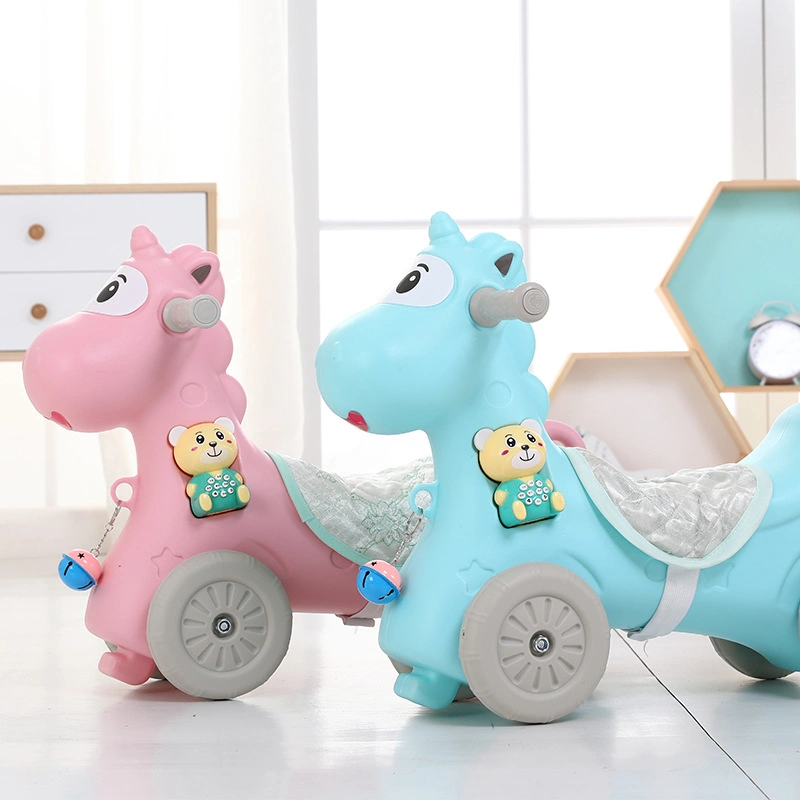 Baby Plastic Ride on Toys for 1-3 Year Old Rocker Toy for Kid Toddler Ride Animal Rocking Horse