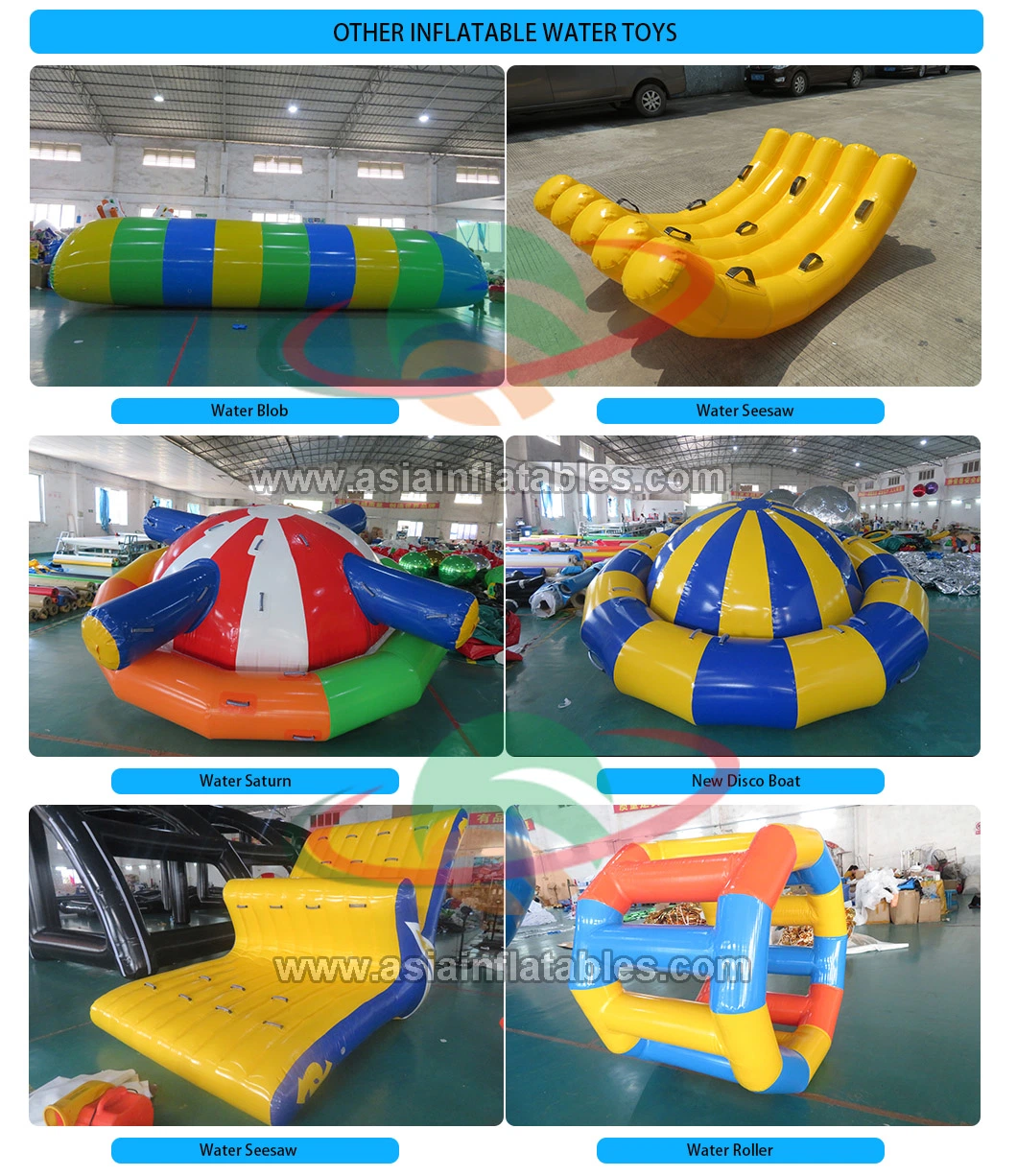 Water Park Inflatable Spinner Inflatable Saturn Rocker for Adults