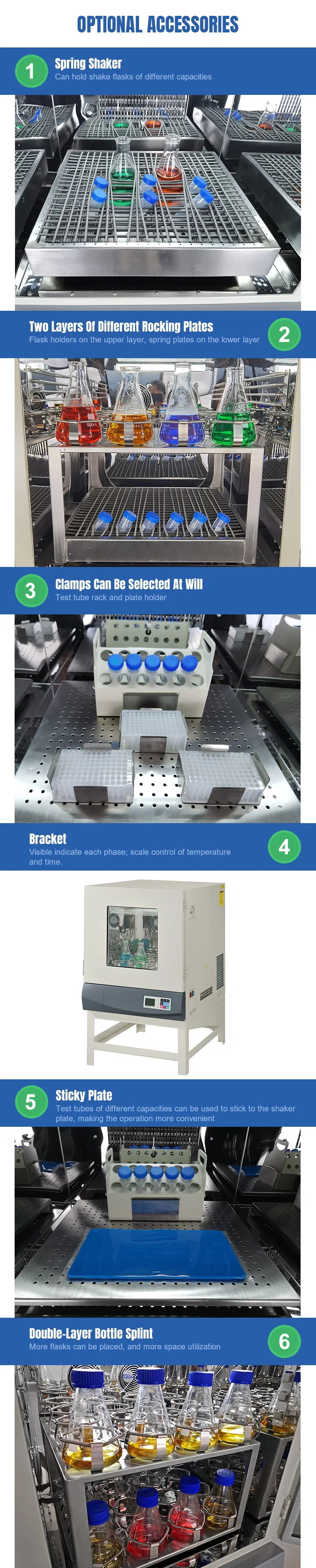 Laboao 30-400rpm Reciprocating Thermostatic Laboratory Incubator Shaker