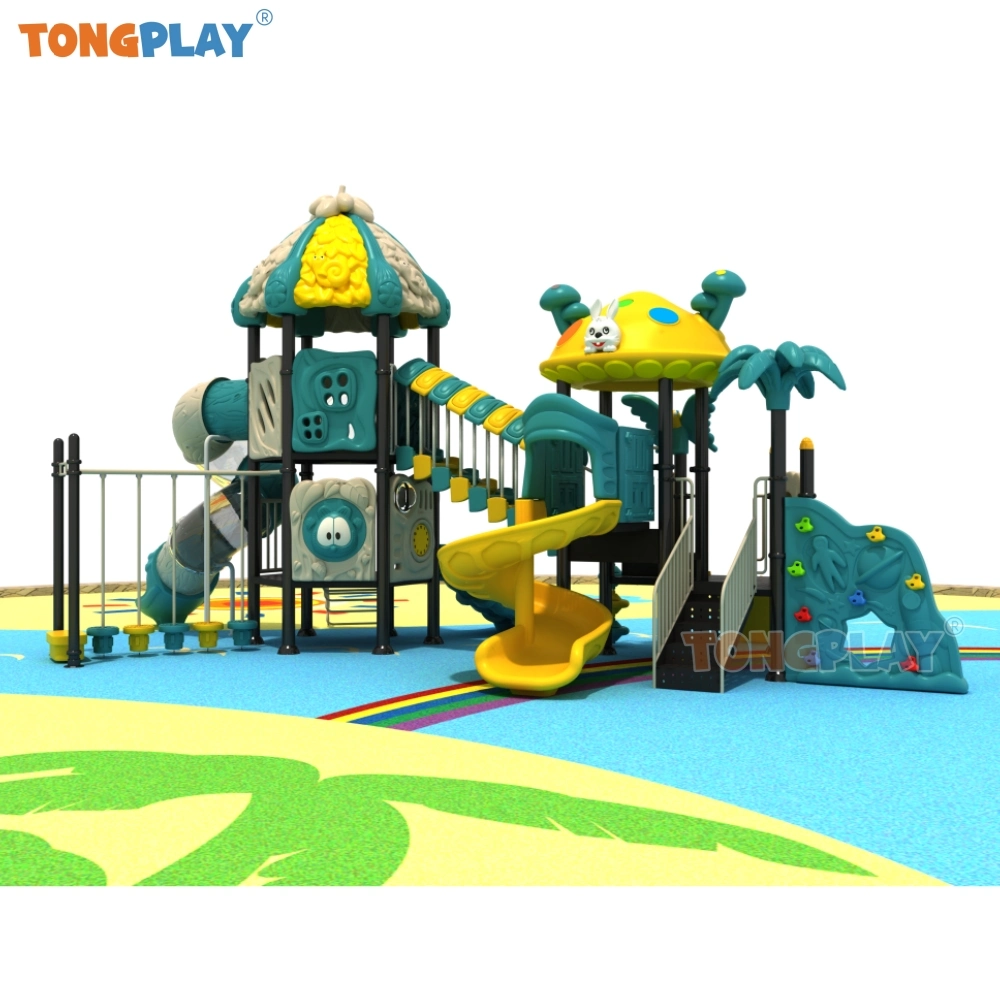 Preschool Residential Kids Play Plastic Slide Custom Outdoor or Indoor Playground Children Laughing Game