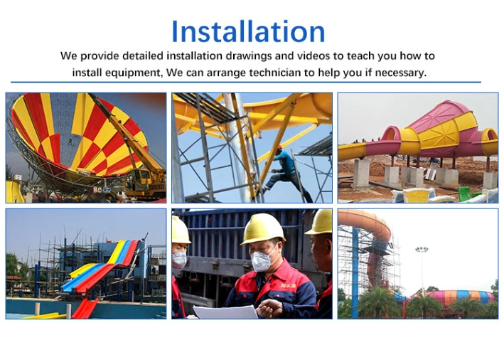 Customizable Water Park Equipment Manufacturer of Large Outdoor Fiberglass Water Park Equipment