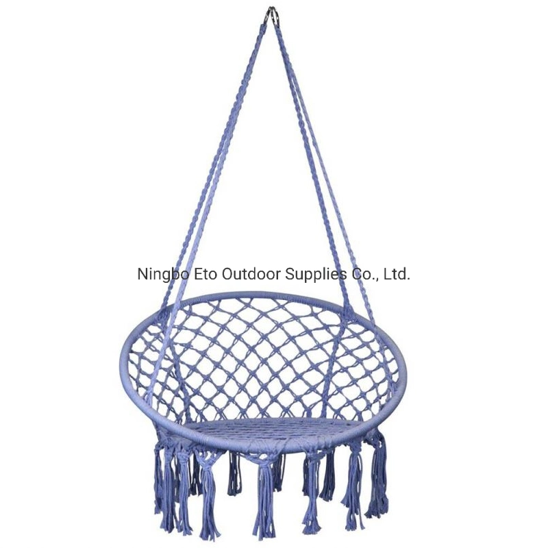 Cotton Rope Nest Swing Chair Hammock Hanging Swing with Tassel