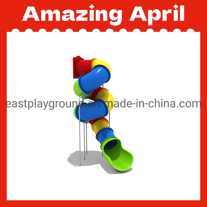 Outdoor Playground Equipment Cheap Plastic Tube Slide Transparent, Tube Slide Spiral