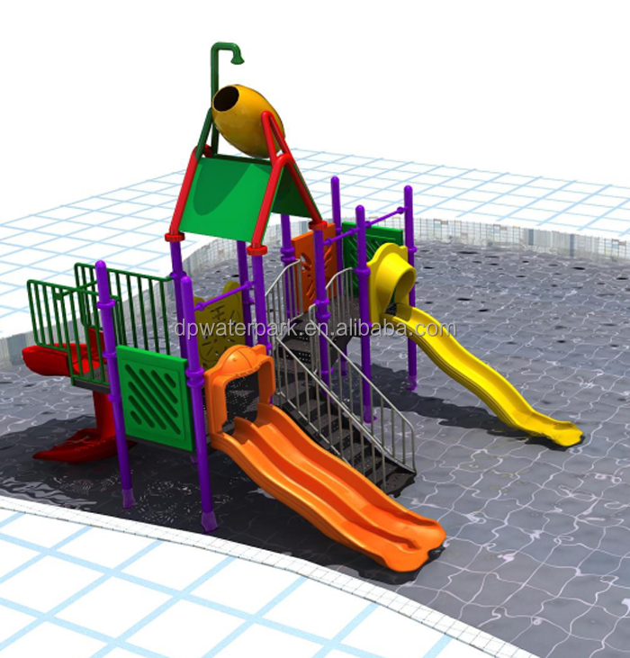 Outdoor Playground Equipment Fiberglass Slide Plastic Swing Set Kids