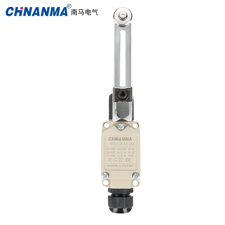 Machinery Handle Swing Lever Double-Circuit Roller Lever Aluminum High Temperature Mini Limit Switch Roller Lever Type Wlca12-2 Type Limited Switch