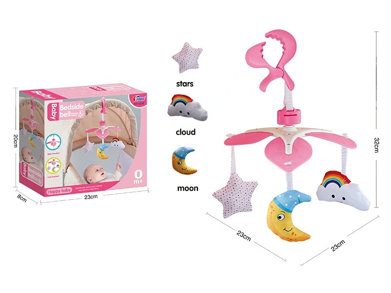 Battery Operated Infant Musical Bed Bell Baby Crib Toy Baby Music Mobile with Hanging Toys