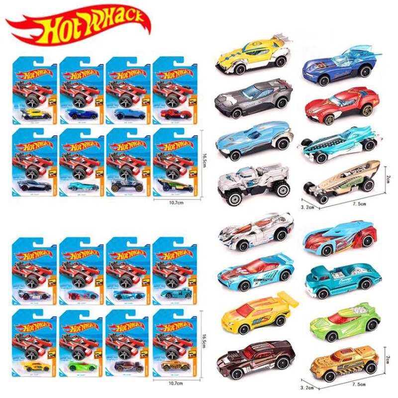 Tomotoys Wholesale 1: 64 Hotwheel Slide Free Wheel Super Simulation Diecast Alloy Toy Car Metal Vehicle Toys for Children Boys Kids Metal Toy Die Cast Car