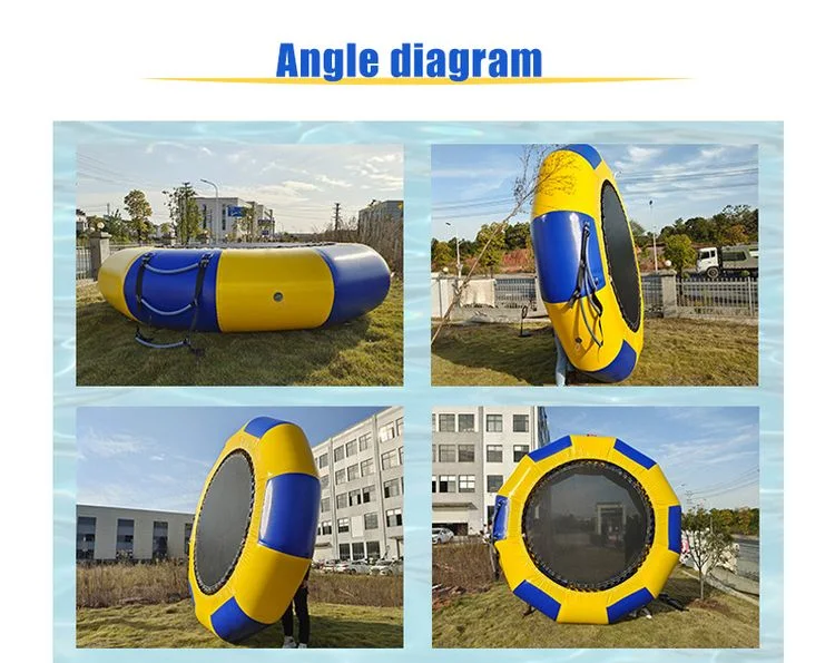 Inflatable Water Bounce Platform Jump Floated Water Trampoline