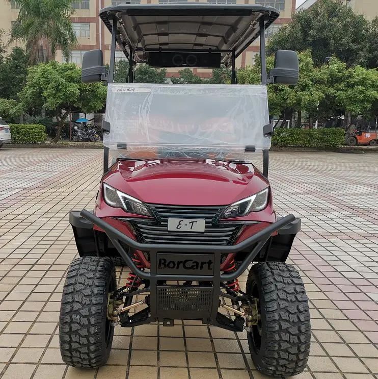 Unique Golf Cart 6 Seater Sightseeing Car Hotel Car New Design