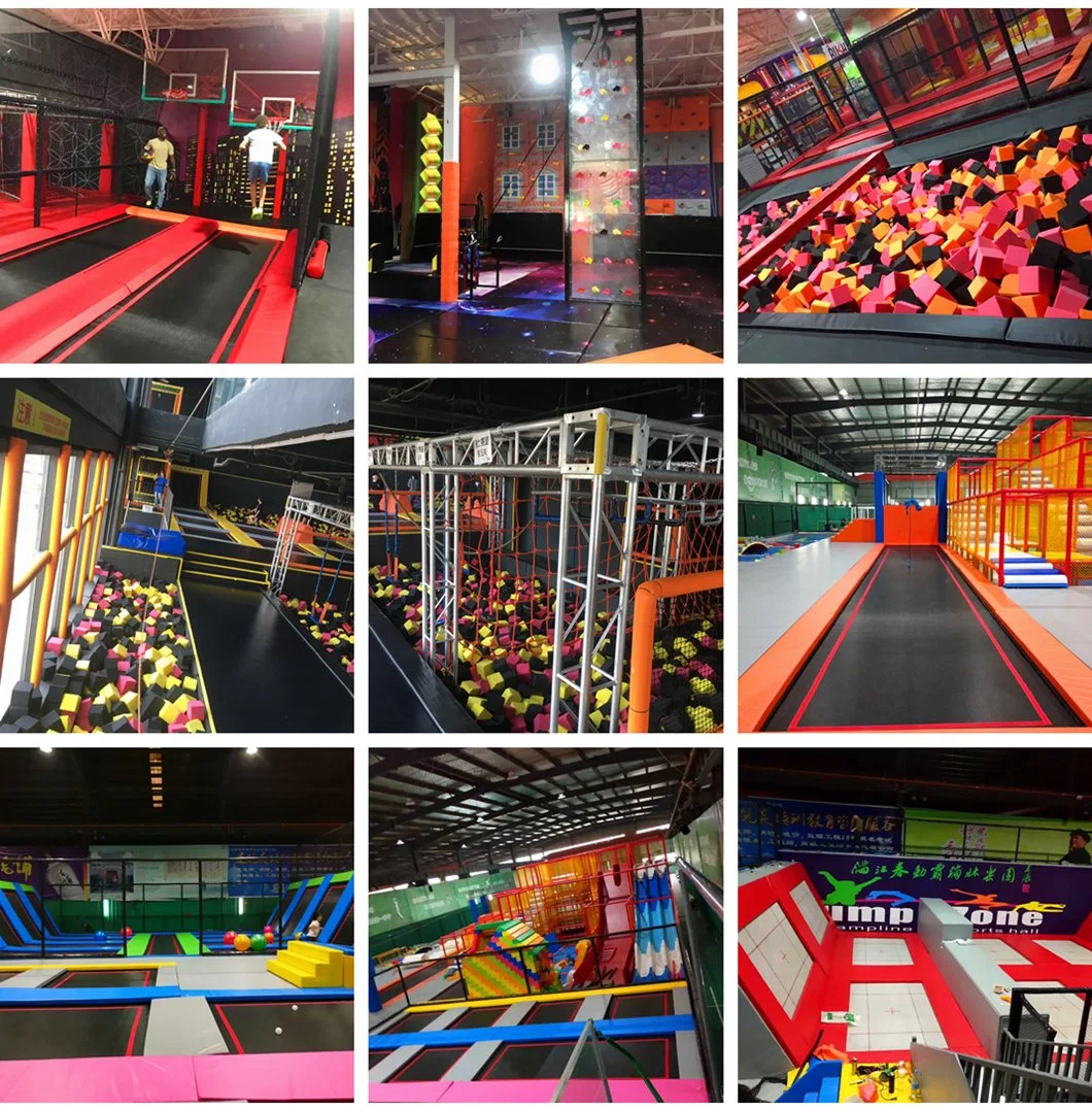 Customized Adult Trampoline Amusement Park Equipment Kids Playground Equipment