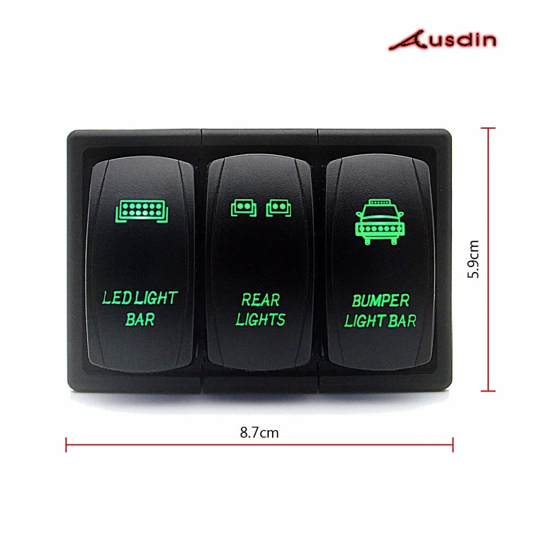 Rocker Switch LED Light Bar 12V Toggle Switch 4 X 4