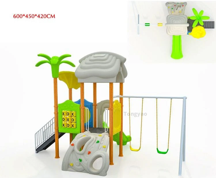 Outdoor Swing with Slide Playground for Children Garden Park