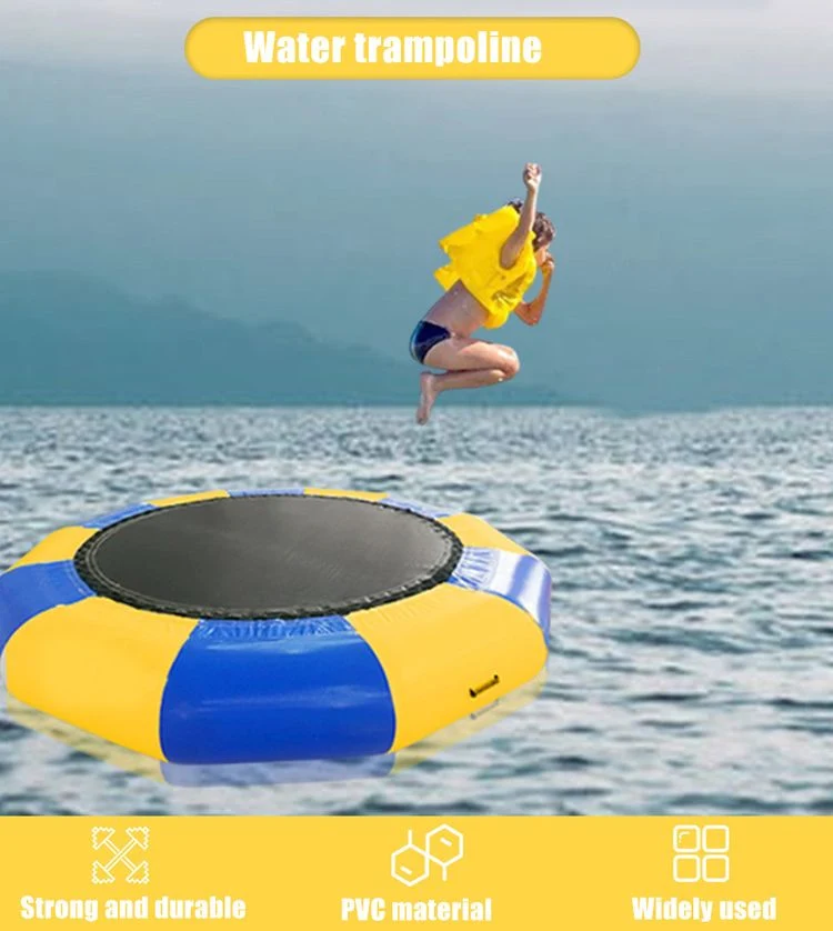Summer Floating Inflatable Kids Water Trampoline Game Inflatable Jumping Water Trampoline