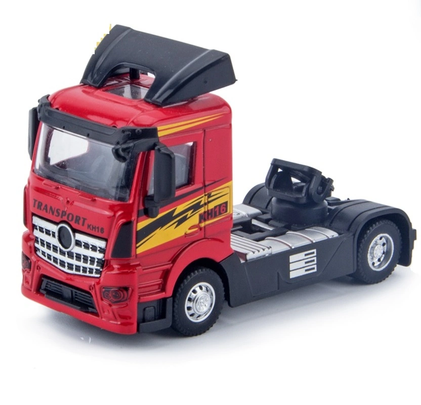 1: 64 Child Slide Metal Trailer Truck Toys Simulation Alloy Car Truck Vehicle Toy More Optional Kids Diecast Toys