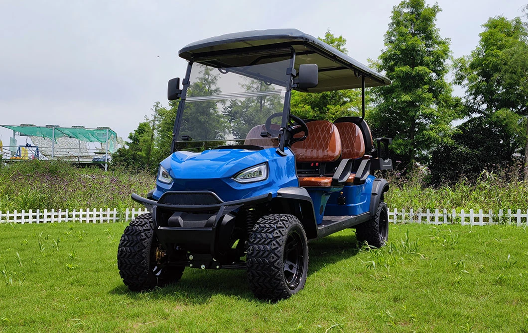 New 6 Seater Electric Lifted 4WD Hunting Golf Cart Lithium