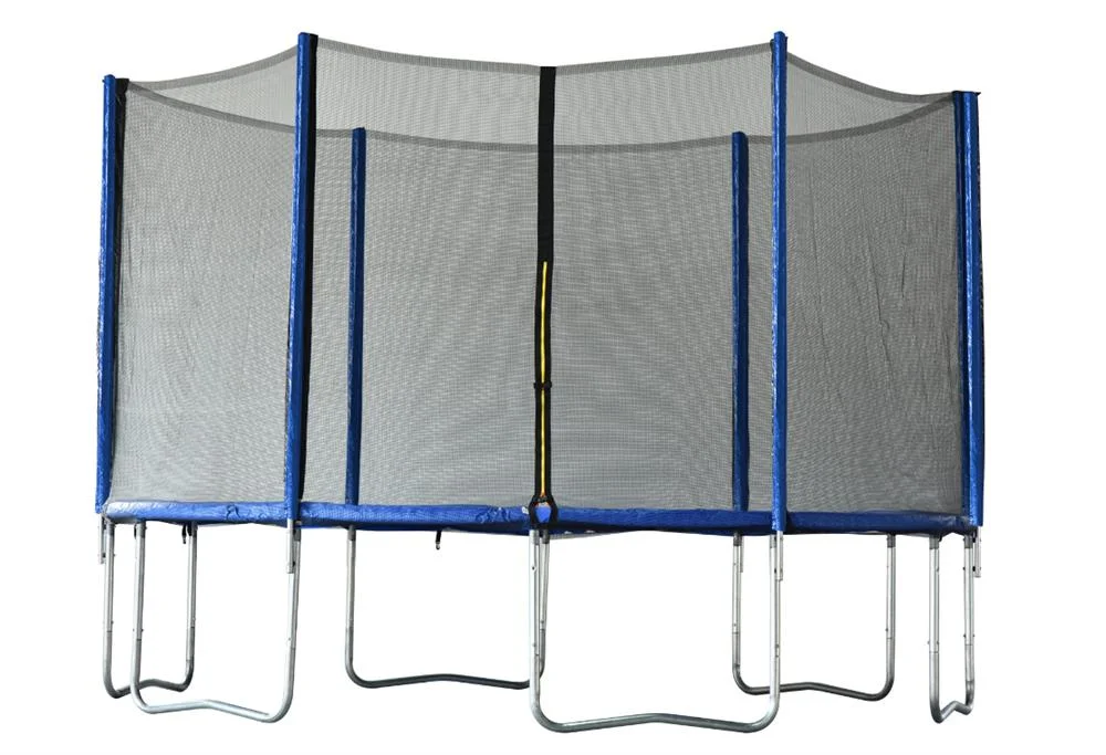Doufit Outdoor Recreational Trampoline with Enclosure Net and Ladder