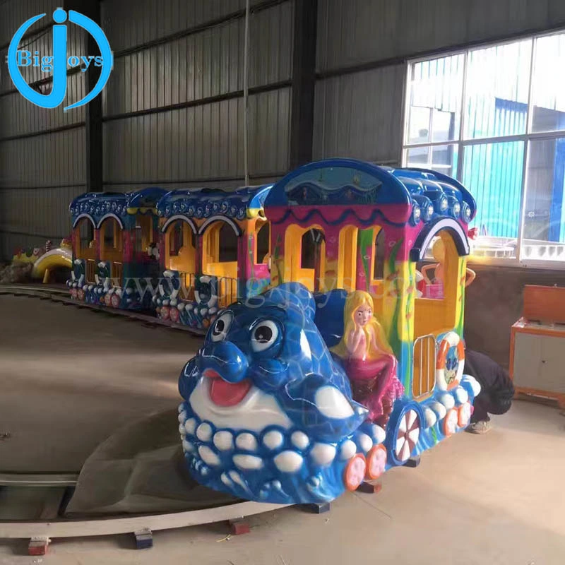 High Quality Attractive Appearance Popular Indoor Amusement Ocean Electric Train