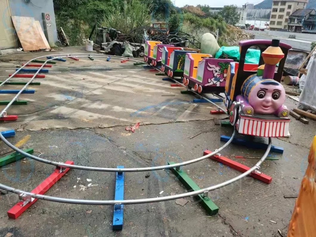 Kids Electric Amusement Train Rides Electric Train Oval Track