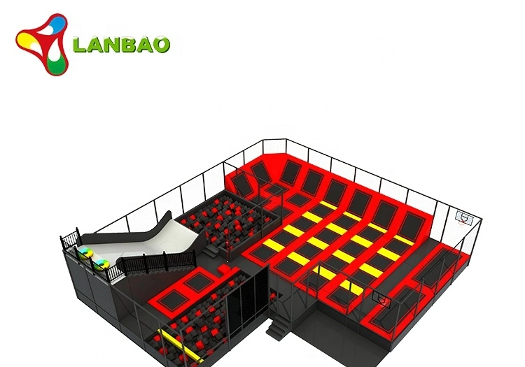 China Supplier Kid Jumping Bounce House Enclosed Fitness Indoor Trampoline Park