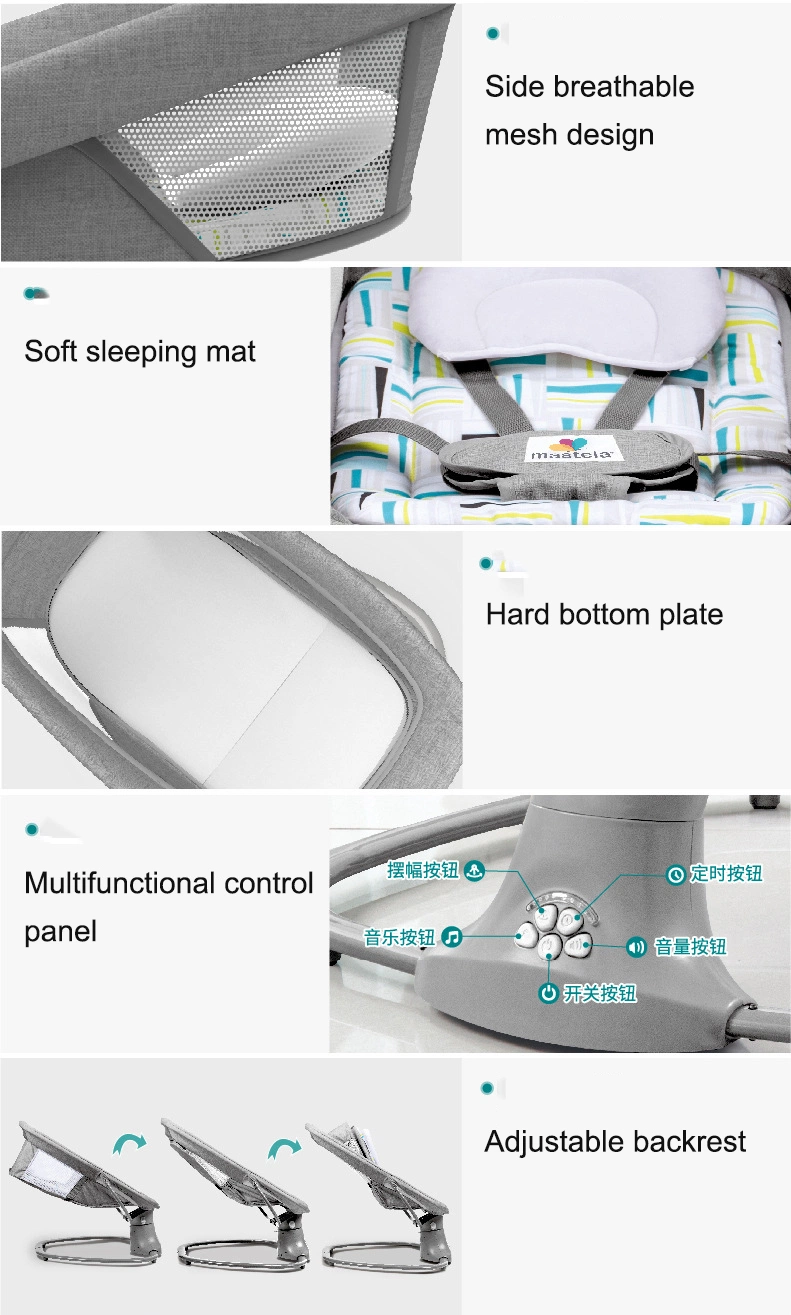 3 in 1 Electric Baby Swing Bouncer Electric Rocker 0-36 Months