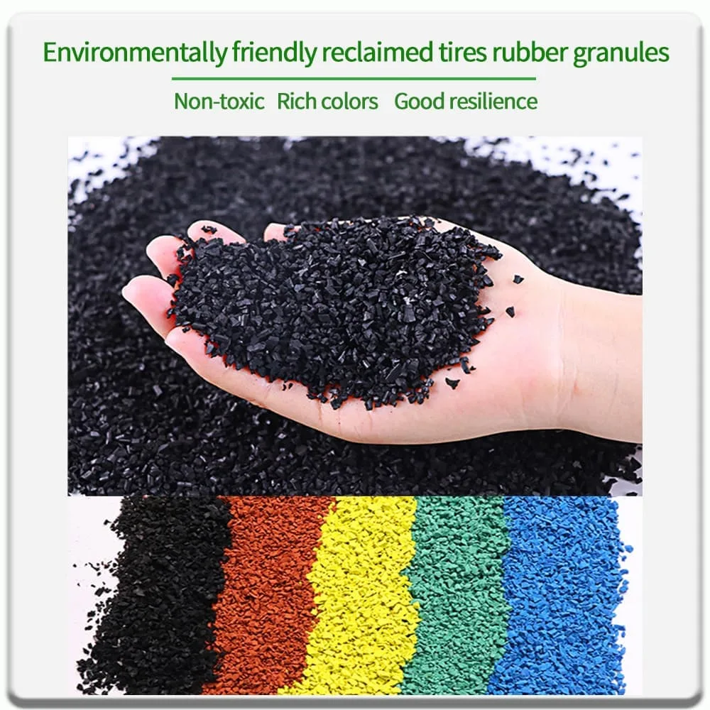 Wholesale Factory Non Slip Rubber Crumb Carpet Tile Rubber Sheet Rubber Flooring Mat for Kids Playground Gym Floor