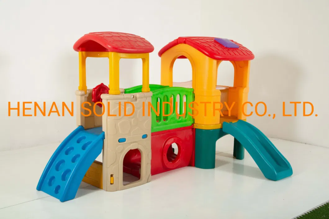 Plastic Indoor Slide with Swing Children Slide Kids Plastic Slides