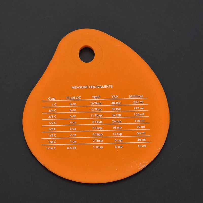 Silicone Dough Pan Scraper with Baking Measurement Guide Mi12144