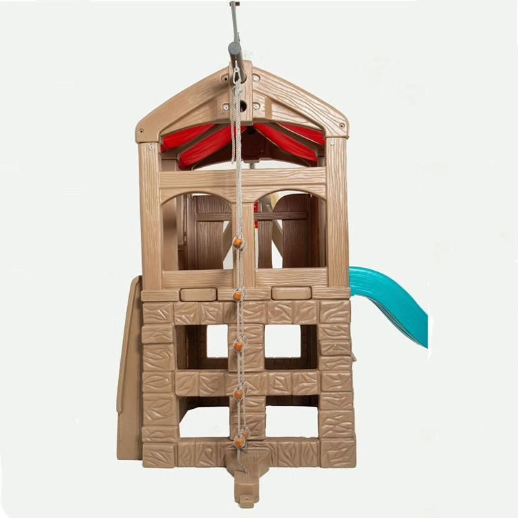 Kindergarten Luxury Indoor Playground Equipment Slide with Swing