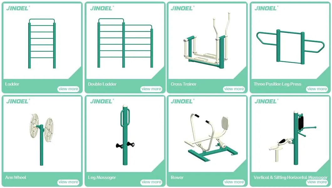 Jinoel Cross Trainer Outdoor Single Station Fitness Equipment for People Relax and Exercise