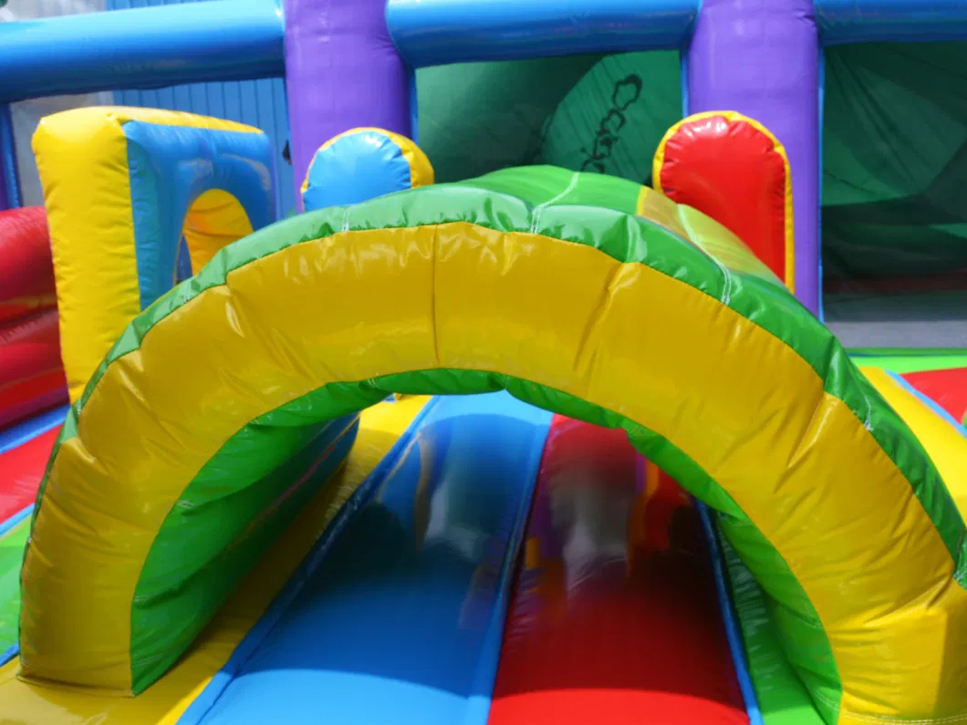 Multi Color Combo Obstacle Giant Jumping Inflatable Bouncer Custom Bouncy Jumping Castle Arch Inflatable Trampoline for Children